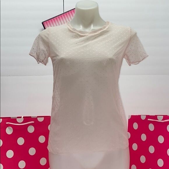 🔥 VICTORIA SECRET TOP See-through sz Xs New - Picture 3 of 7